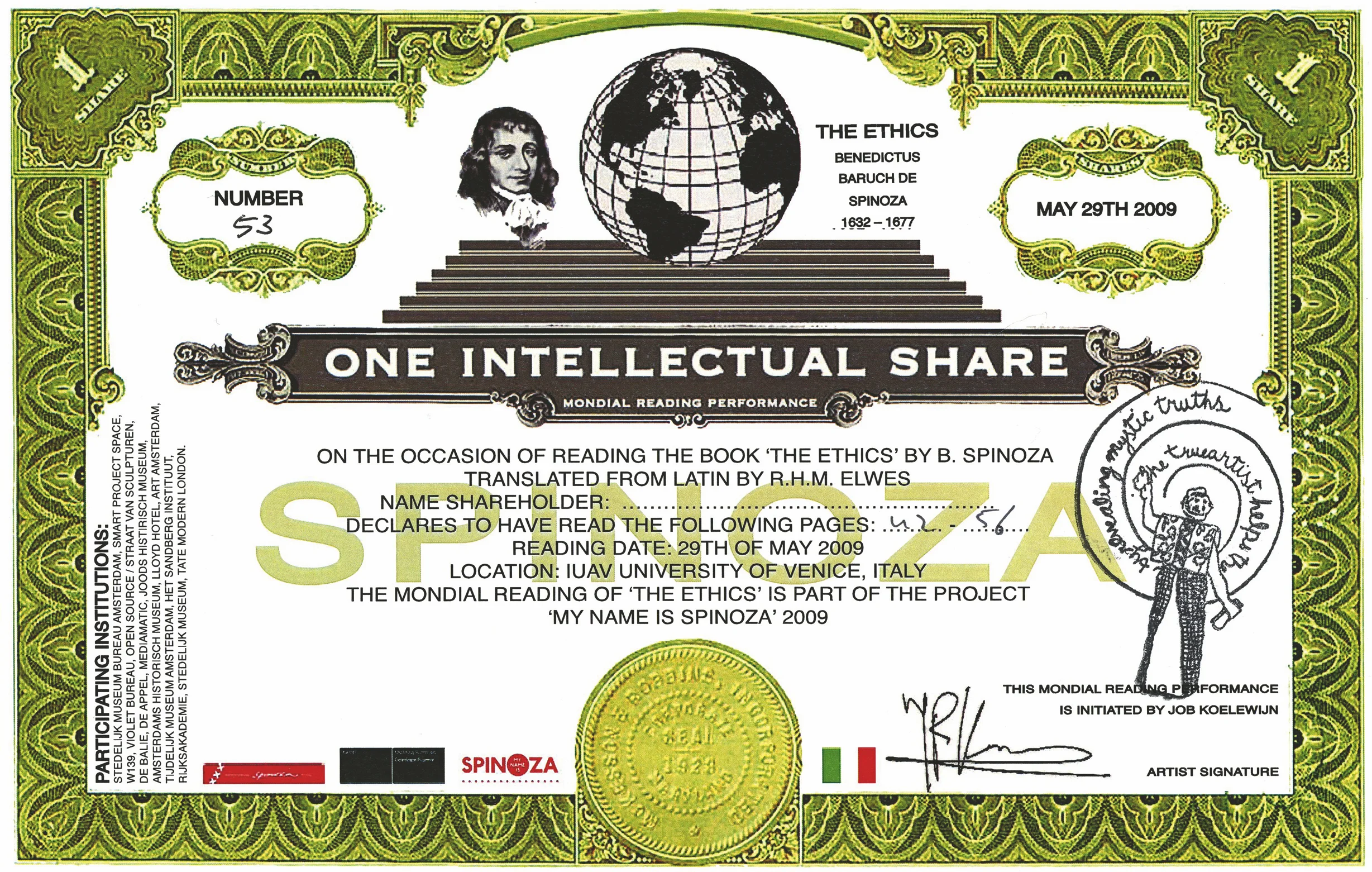 Spinoza Around the World